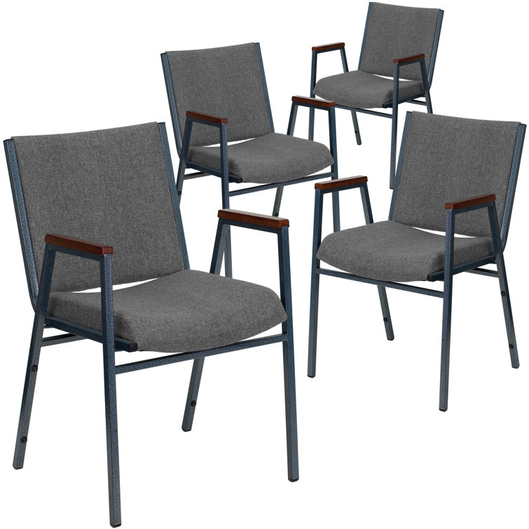 Flash Furniture Hercules Heavy Duty Stack Chair with Arms